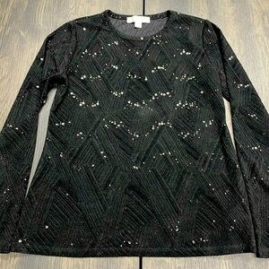 Michael Kors Black top.